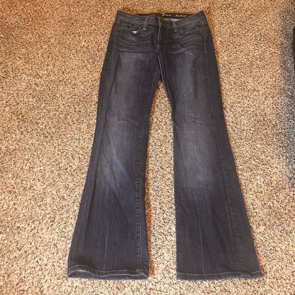 7 For All Mankind Womens Jeans Bootcut Denim Dark Wash Comfort Stretch Size 27 - Picture 1 of 8